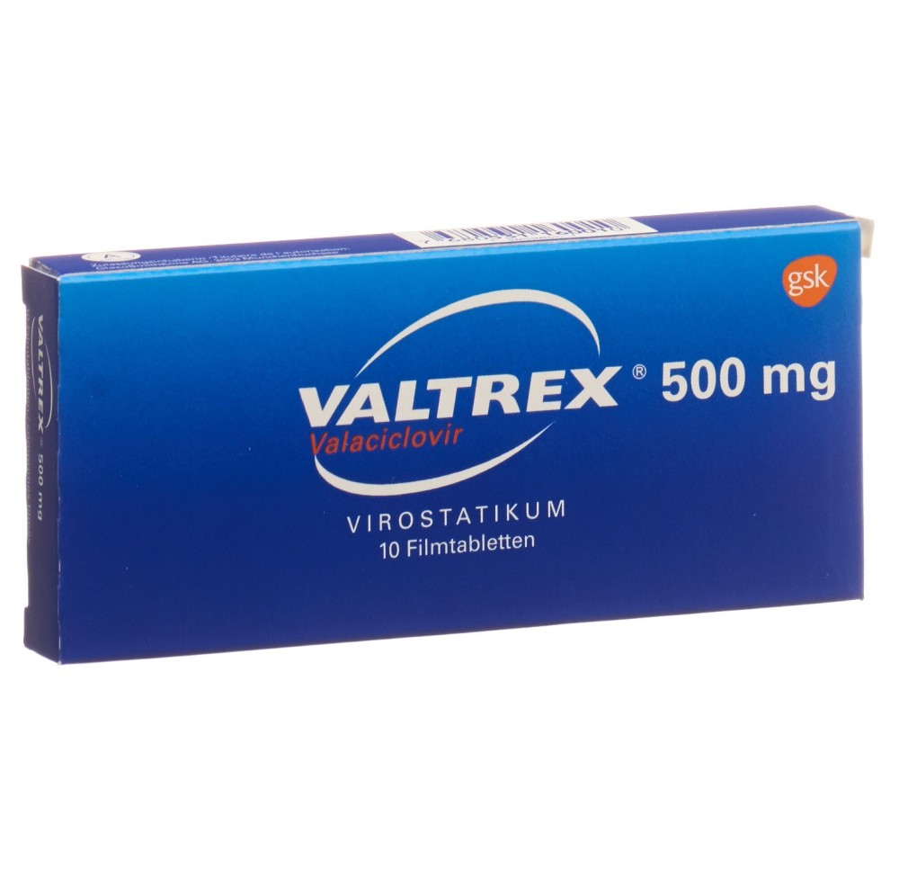 VALTREX cpr pell 500 mg 10 pce