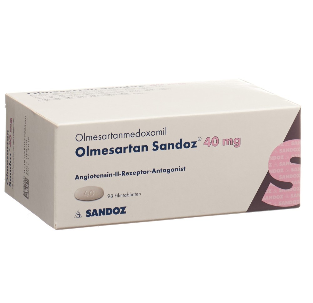 OLMESARTAN Sandoz cpr pell 40 mg 98 pce