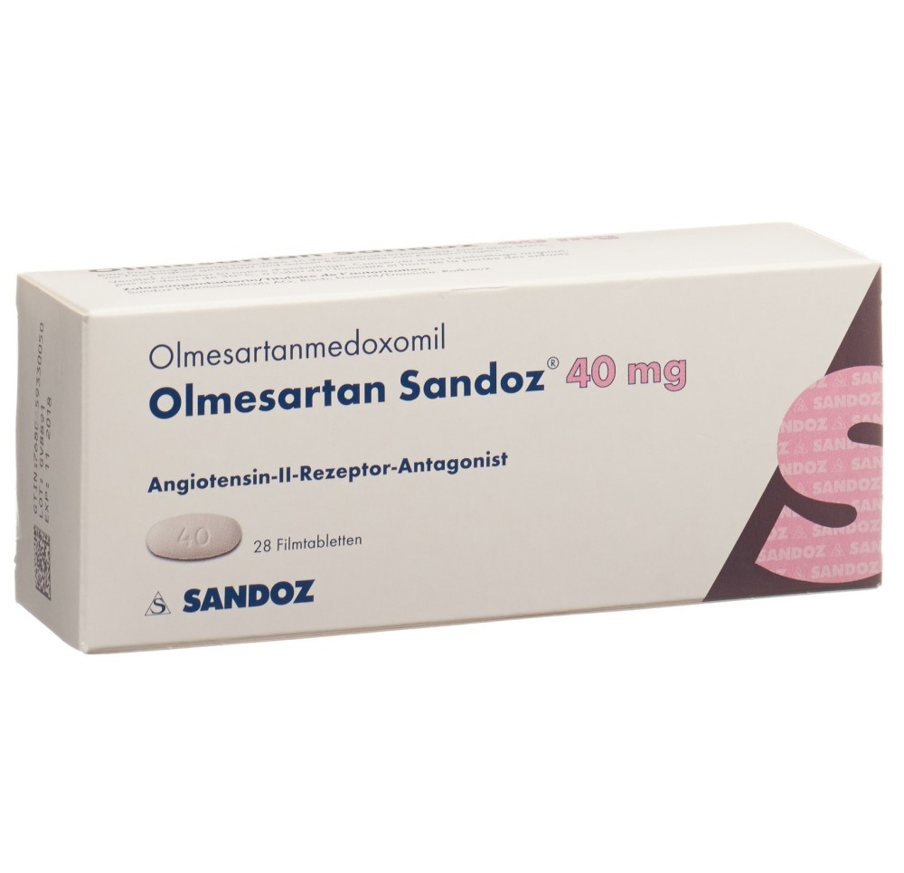 OLMESARTAN Sandoz cpr pell 40 mg 28 pce