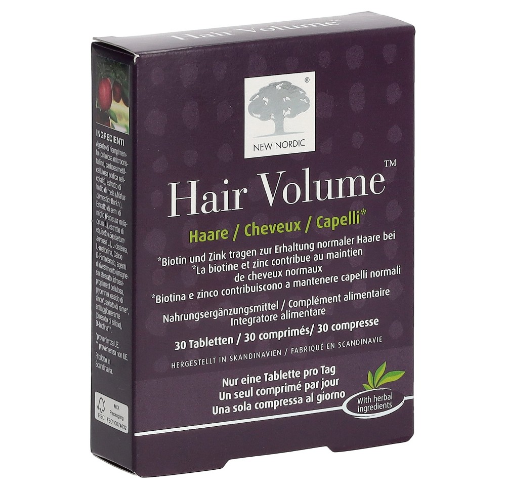 NEW NORDIC Hair Volume cpr 30 pce
