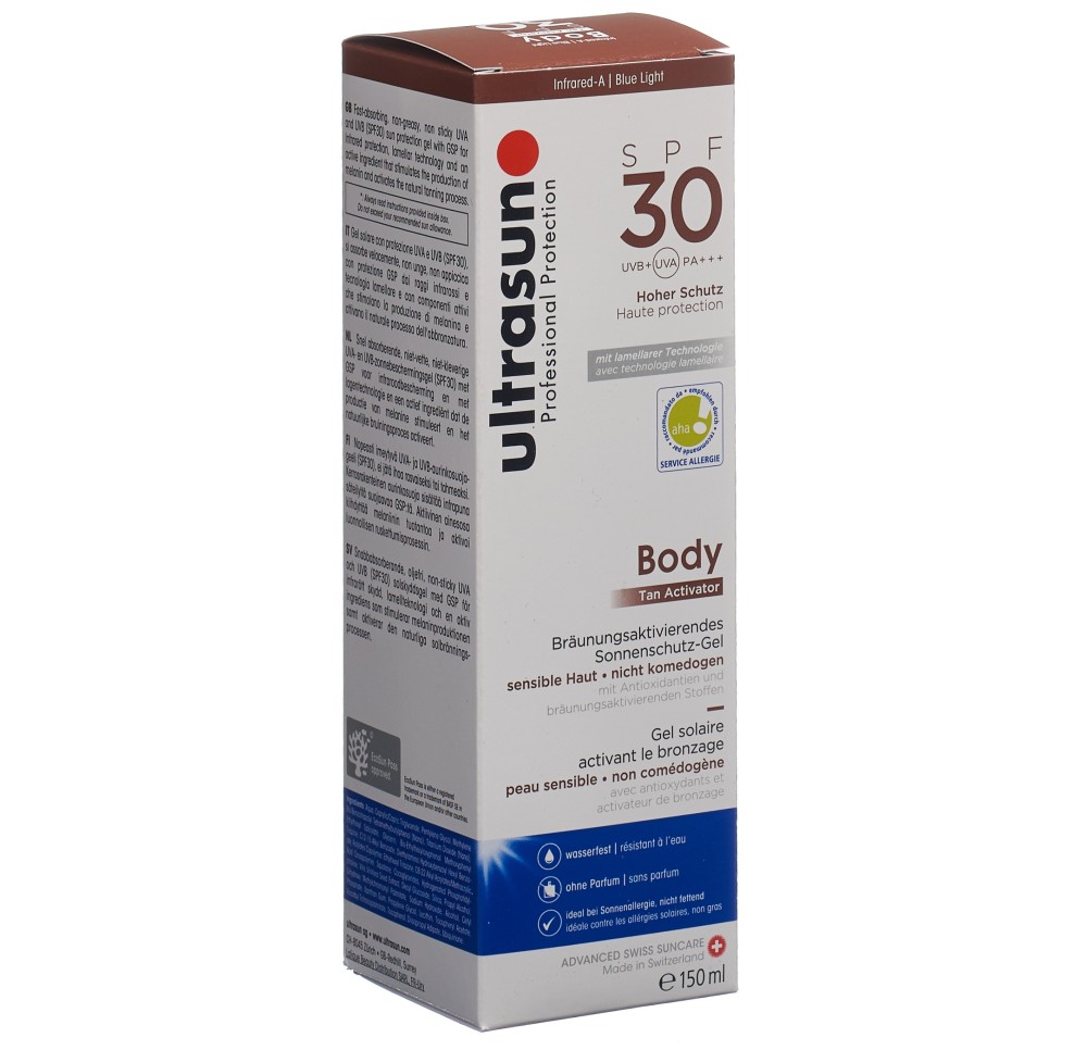 ULTRASUN Body Tan Activator SPF30 150 ml
