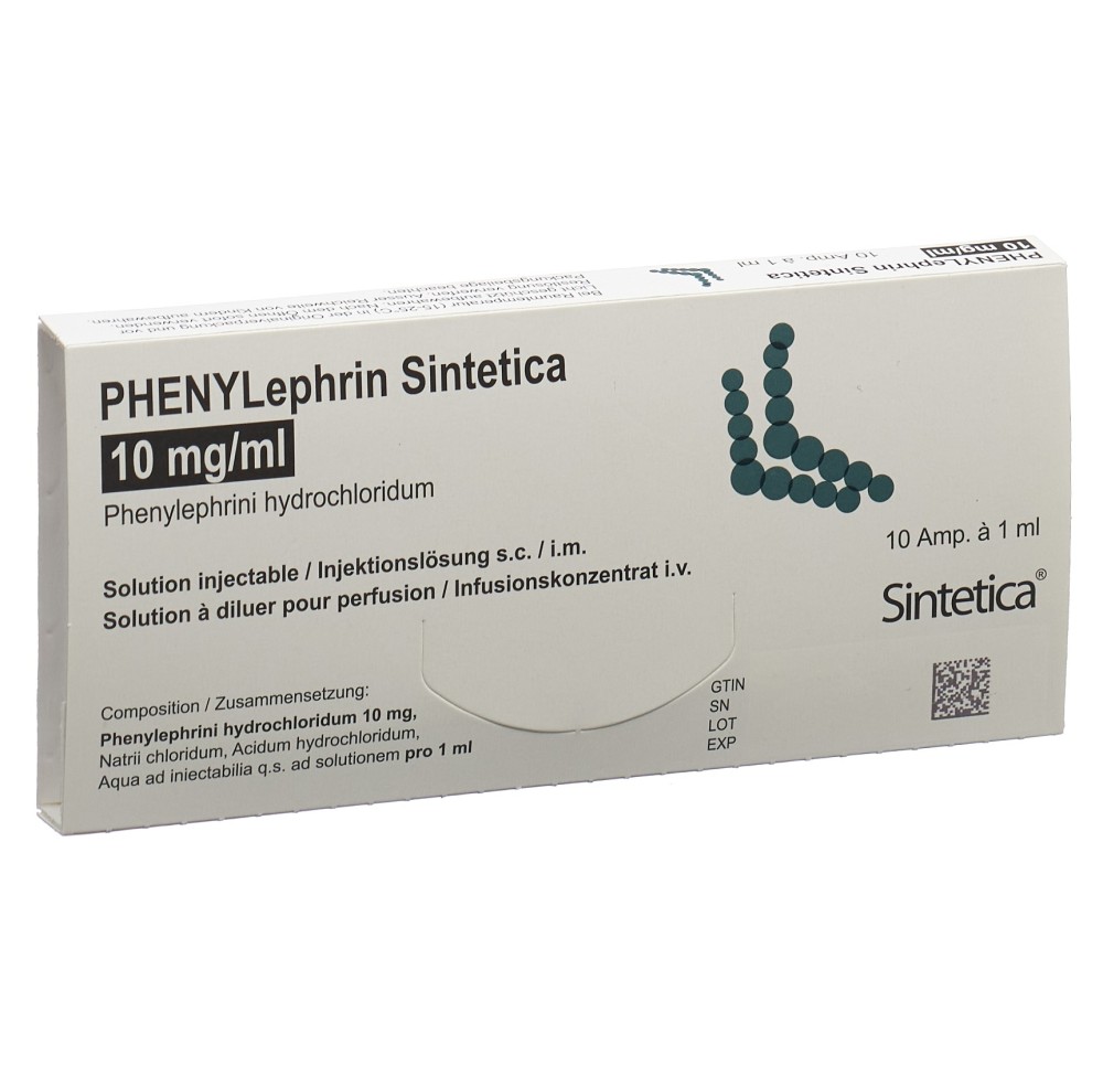 PHENYLEPHRIN Sintetica 10 mg/ml 10 amp 1 ml