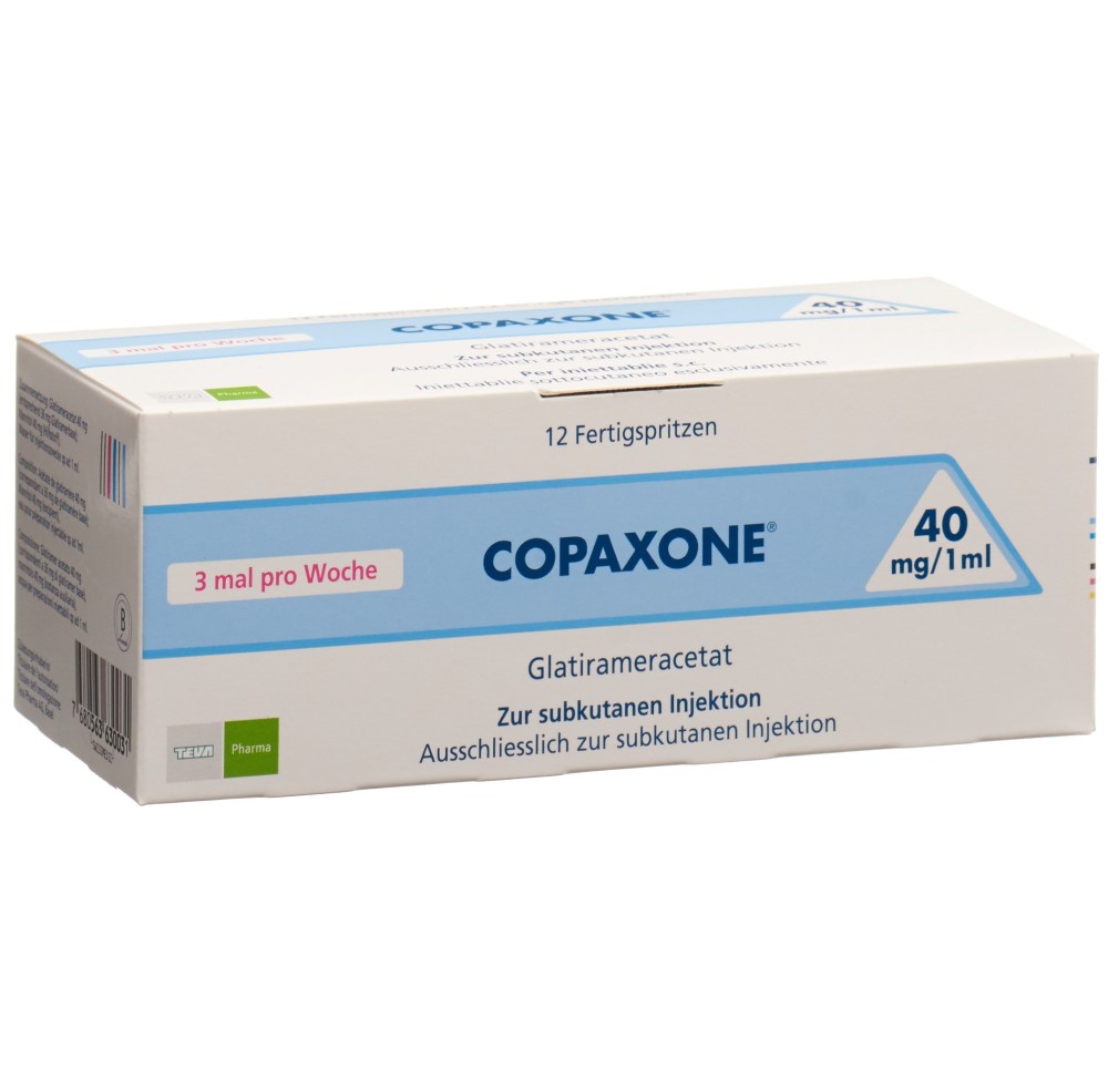 COPAXONE sol inj 40 mg/ml ser pré 12 x 1 ml