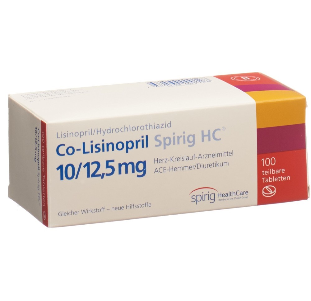 CO-LISINOPRIL Spirig HC cpr 10/12.5 mg 100 pce