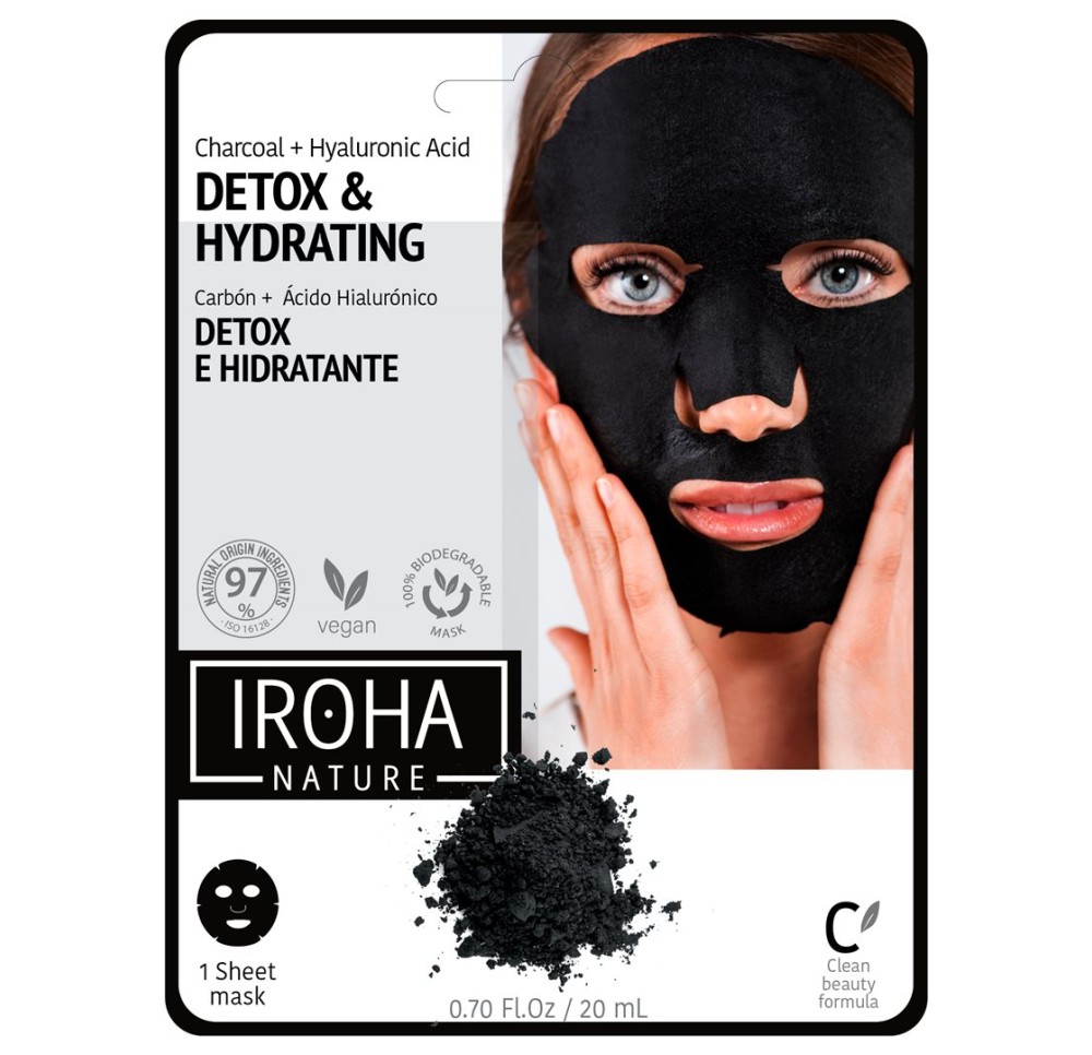 IROHA Detox Tissue Face Mask
