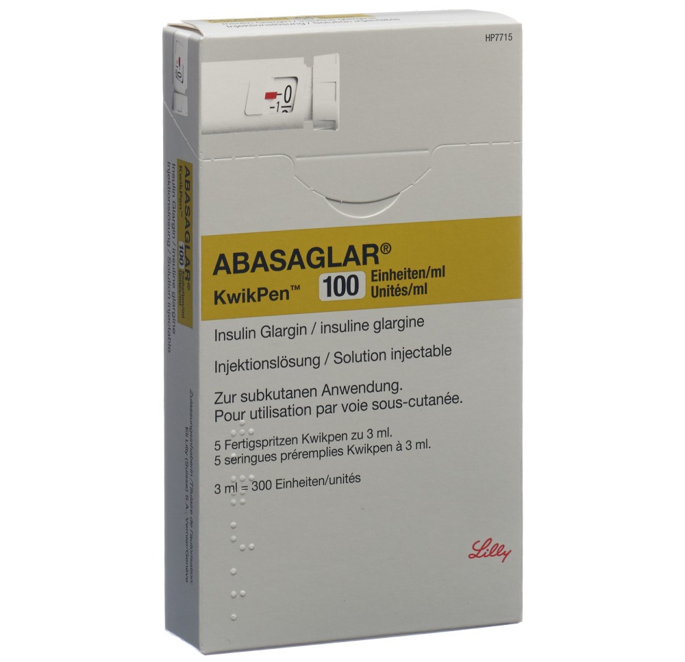 ABASAGLAR 100 U/ml Kwikpen (U80) 5 ser pré 3 ml
