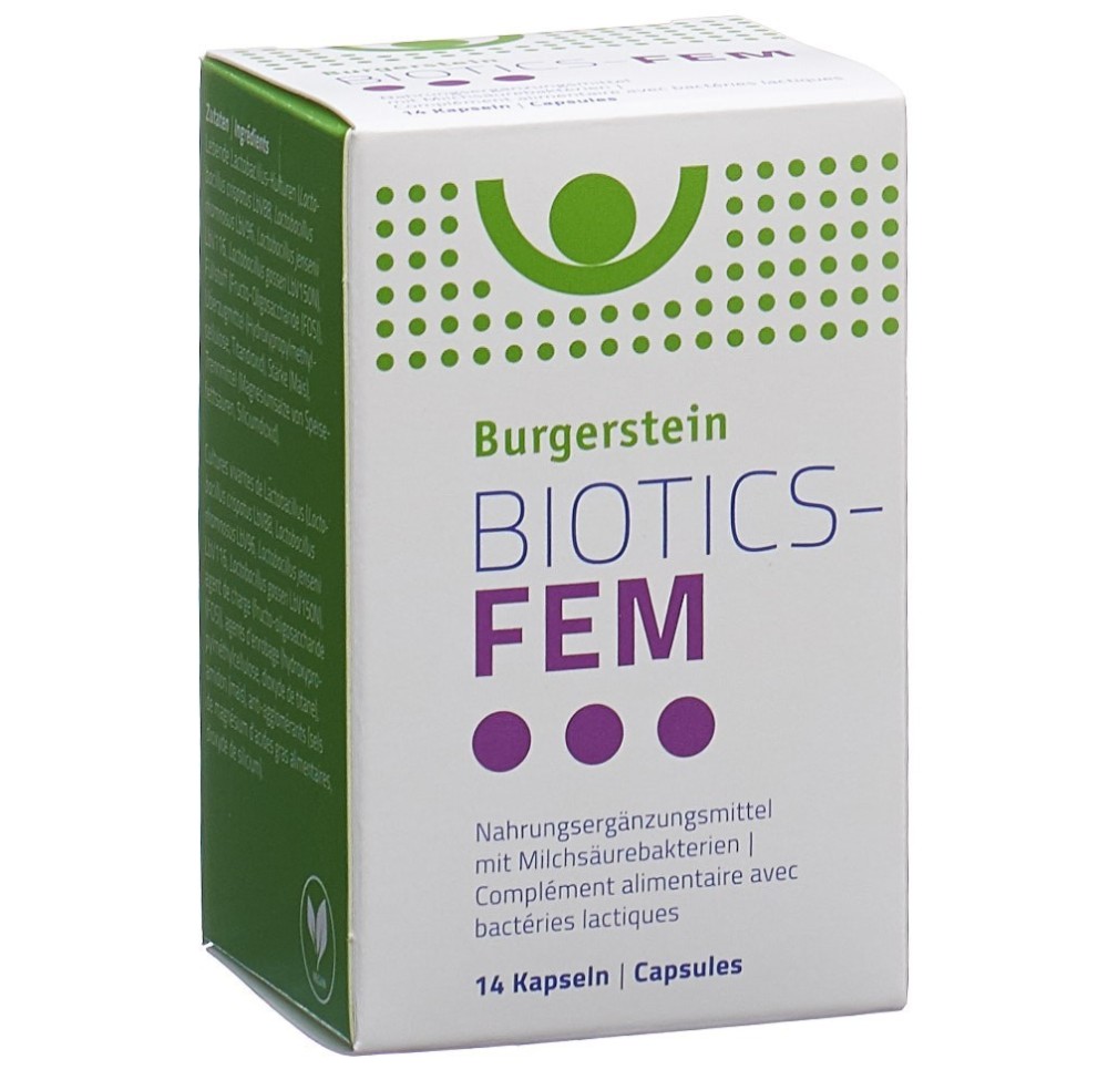 BURGERSTEIN Biotics-FEM caps 14 pce