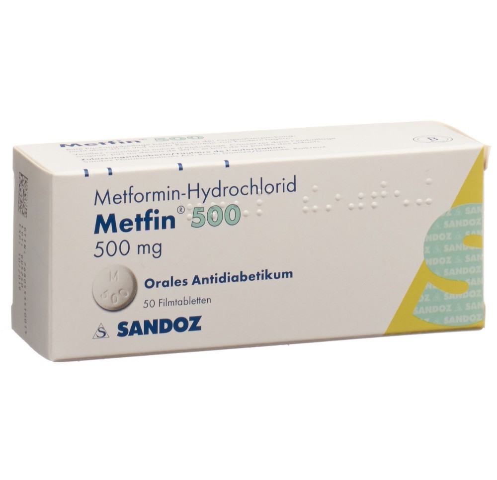 METFIN cpr pell 500 mg 50 pce