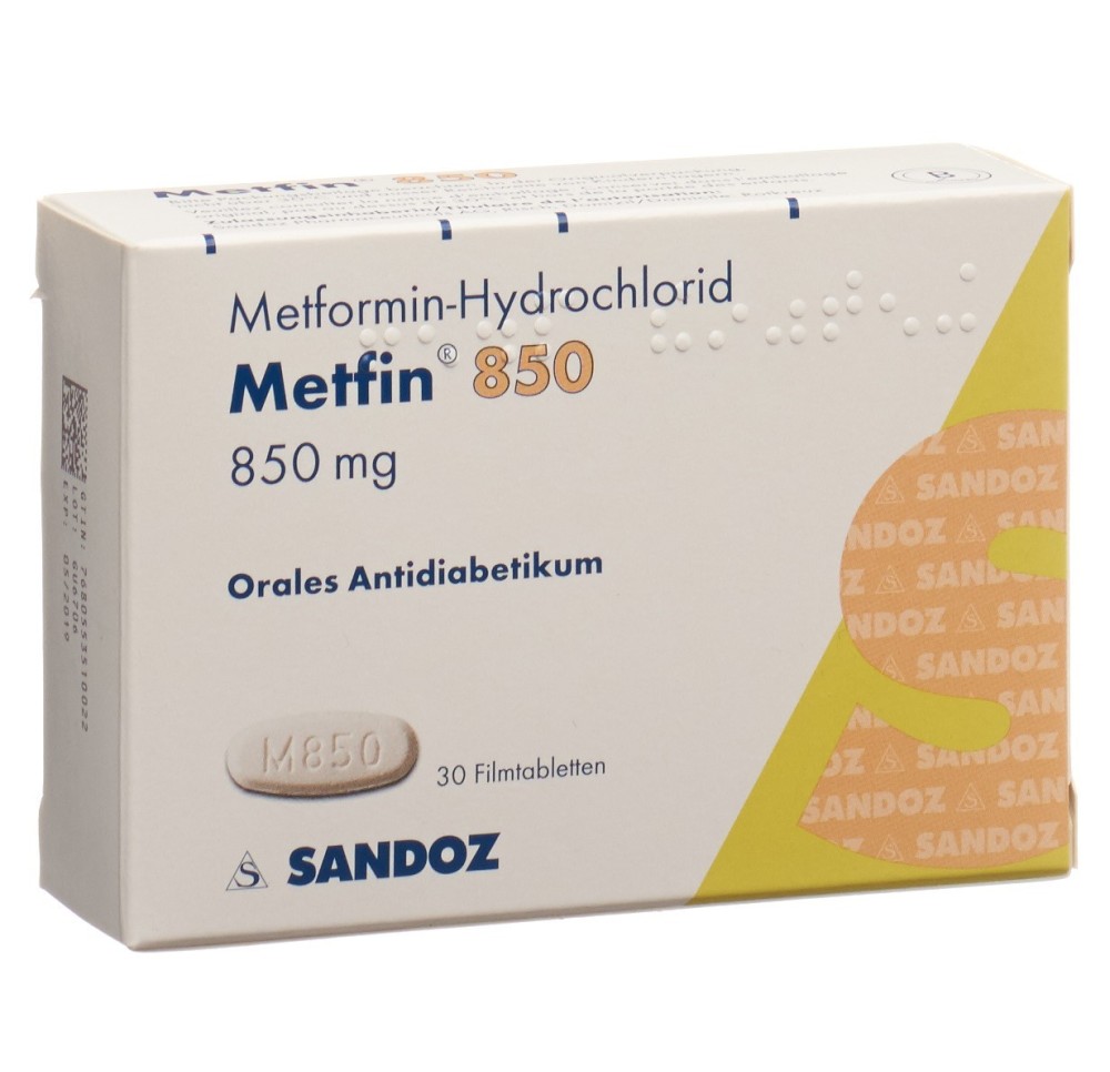 METFIN cpr pell 850 mg 30 pce
