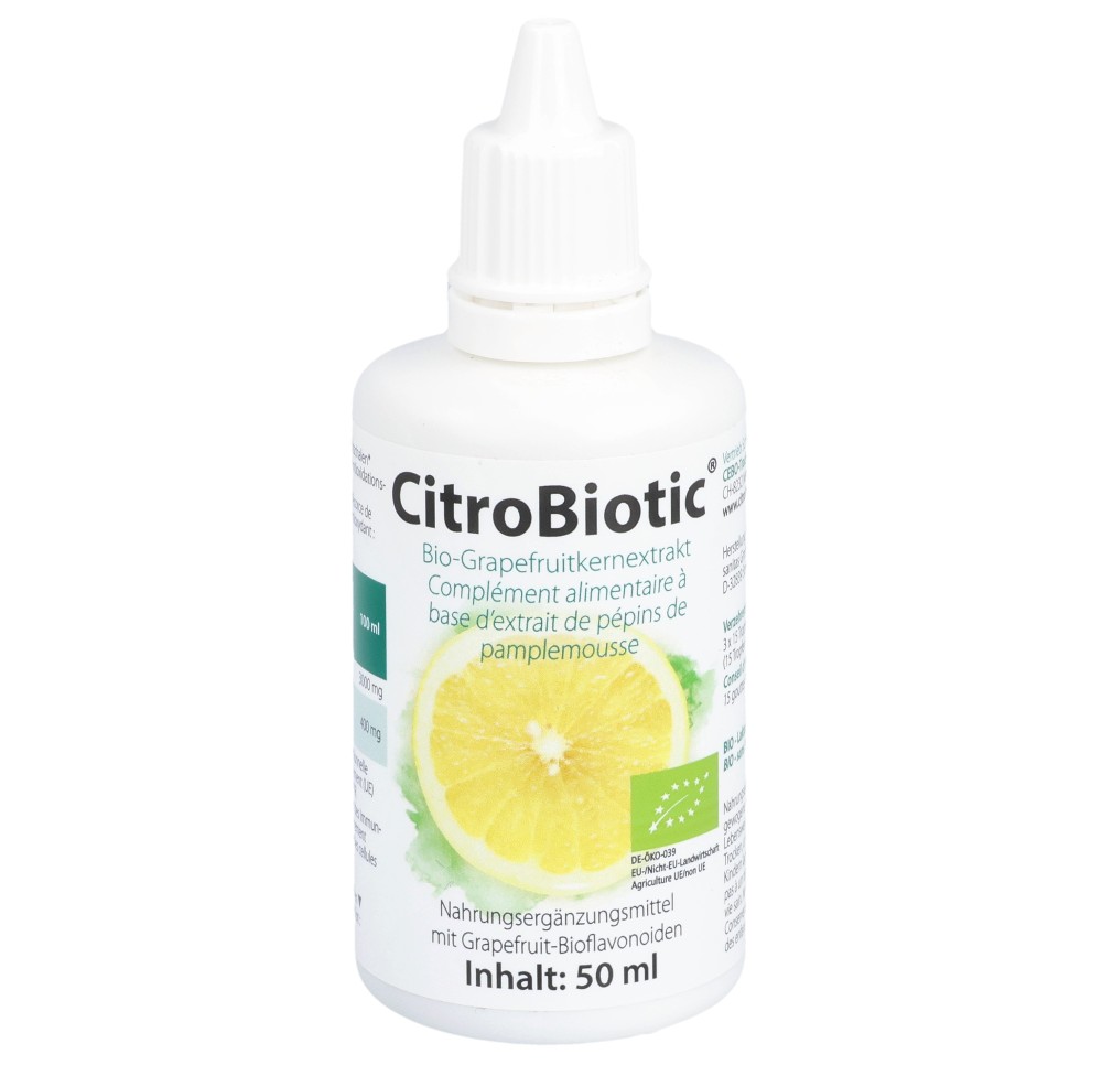 CITROBIOTIC extr pépins grapefruit bio 50 ml
