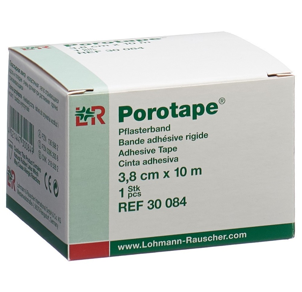 POROTAPE bande adhésive 10mx3.8cm non élast
