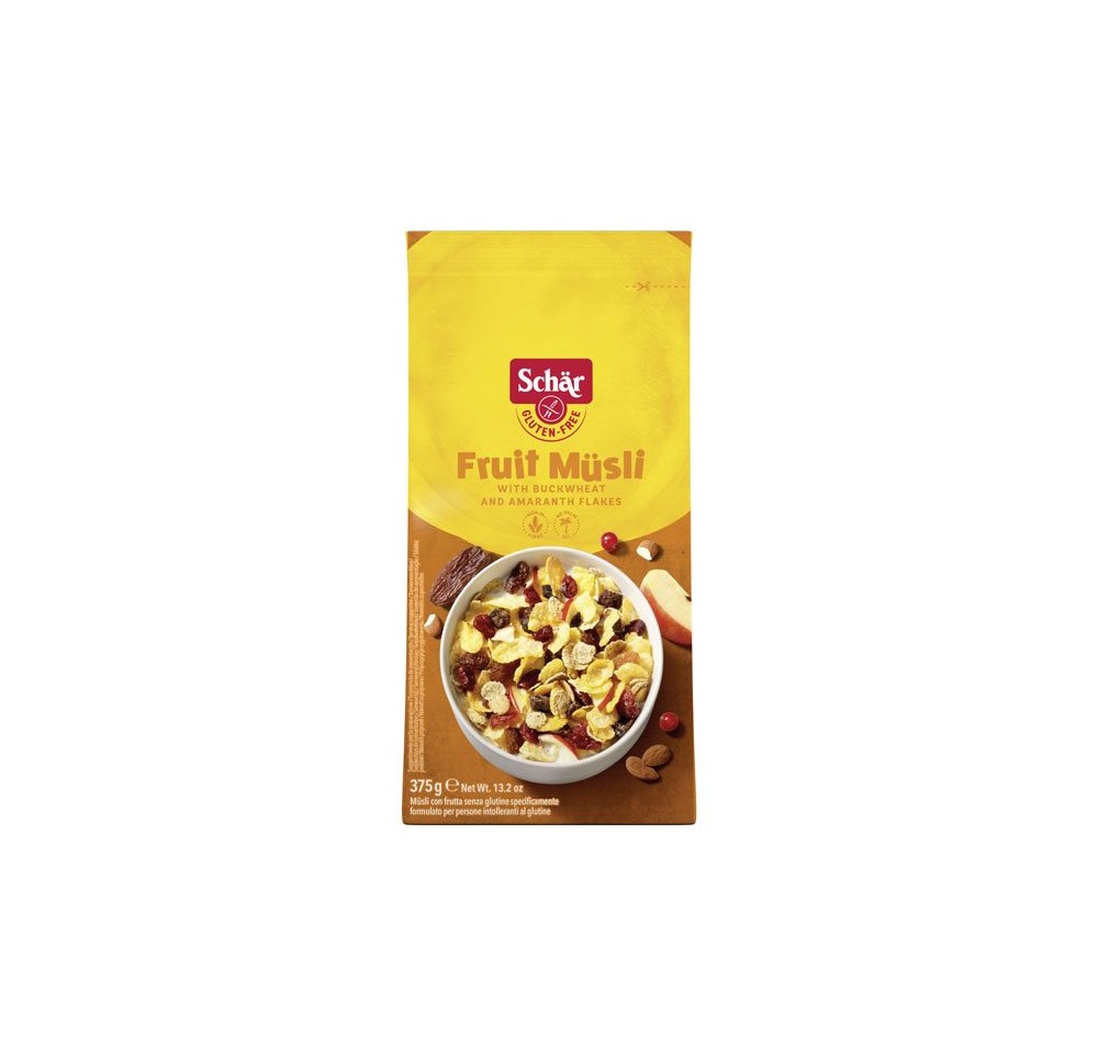 SCHÄR Müesli fruit sans gluten sach 375 g