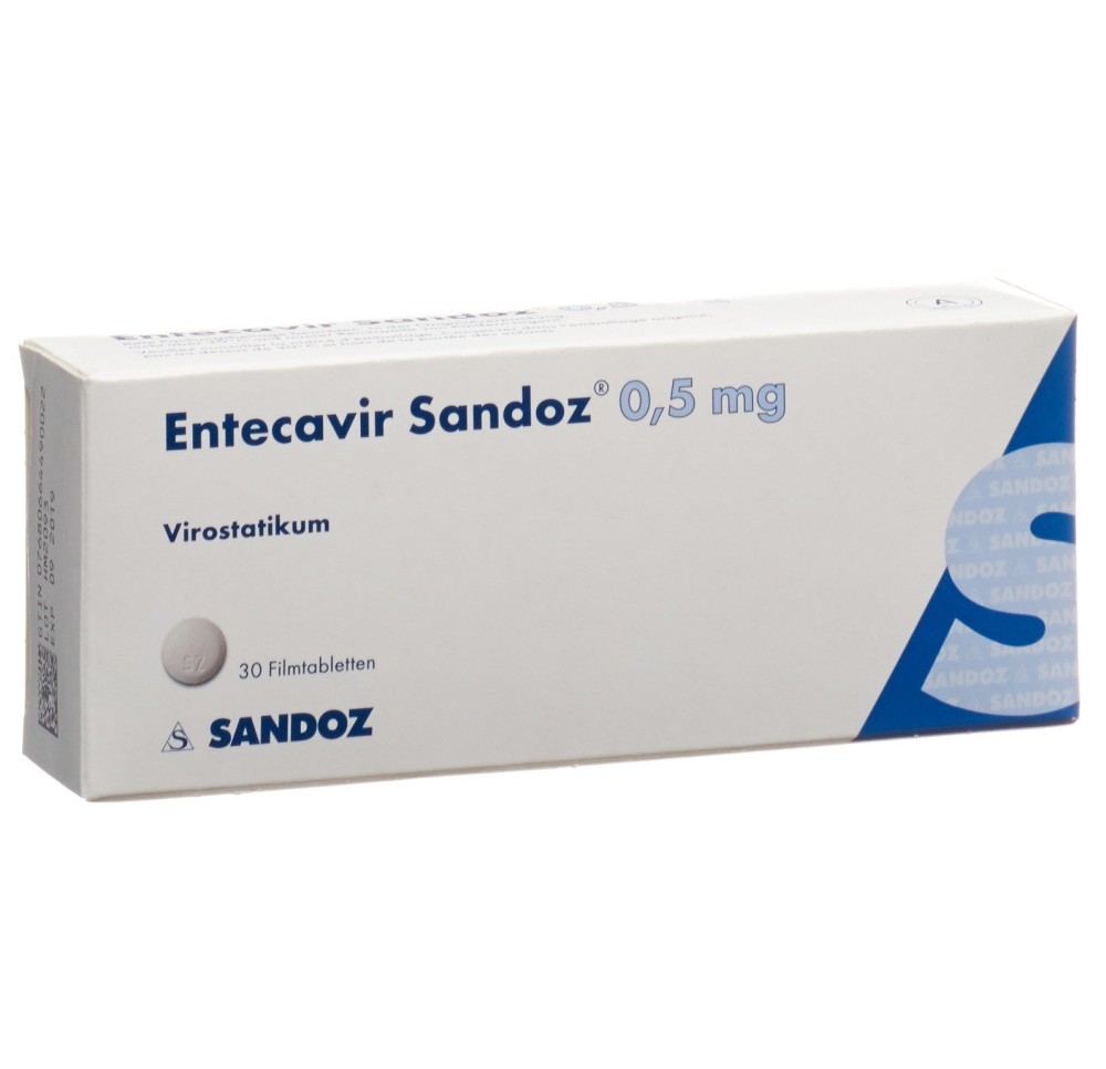 ENTECAVIR Sandoz cpr pell 0.5 mg 30 pce