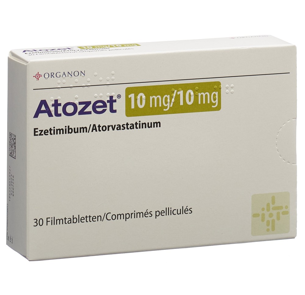 ATOZET cpr pell 10/10 mg 30 pce