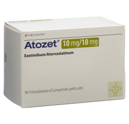 ATOZET cpr pell 10/10 mg 90 pce