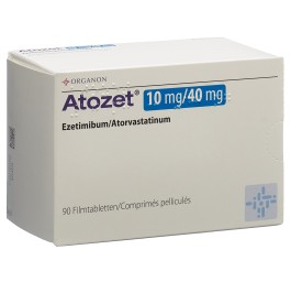 ATOZET cpr pell 10/40 mg 90 pce