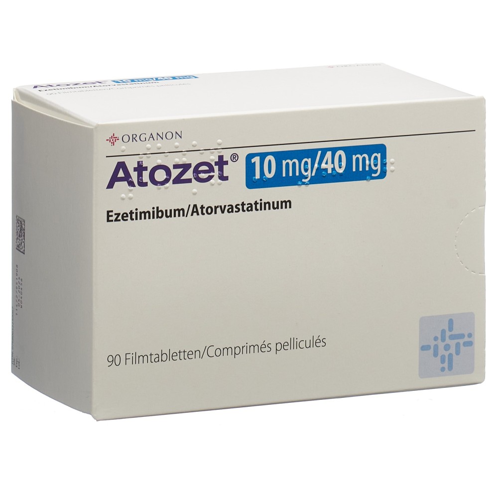 ATOZET cpr pell 10/40 mg 90 pce