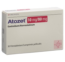ATOZET cpr pell 10/80 mg 30 pce