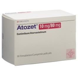 ATOZET cpr pell 10/80 mg 90 pce