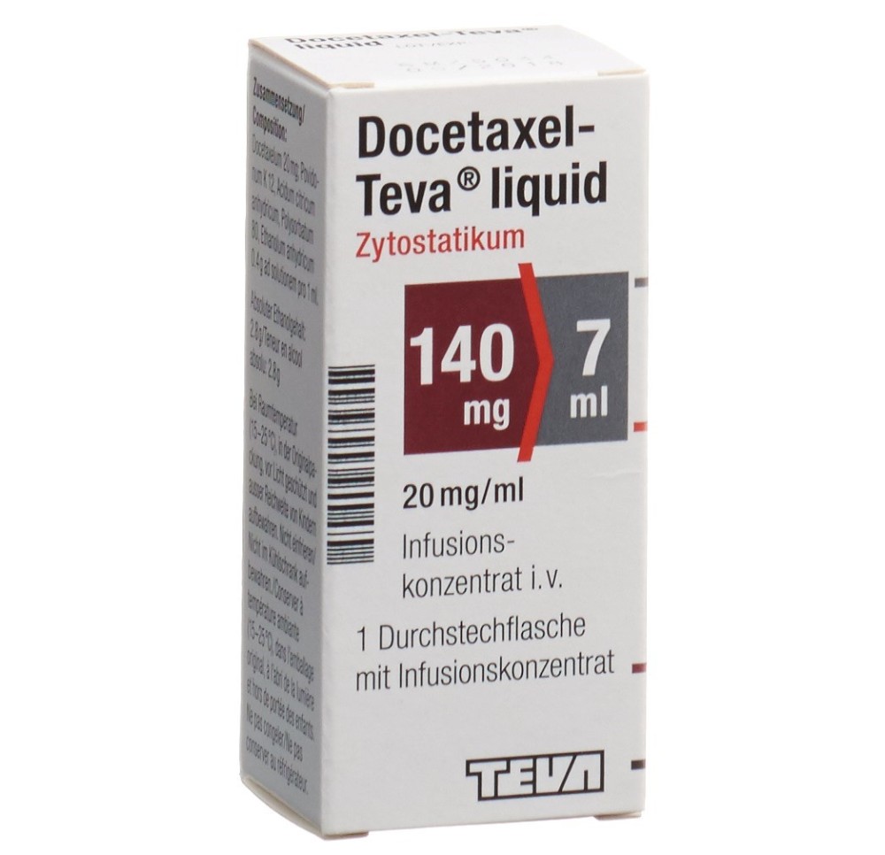 DOCETAXEL Teva liquid conc perf 140 mg/7ml flac
