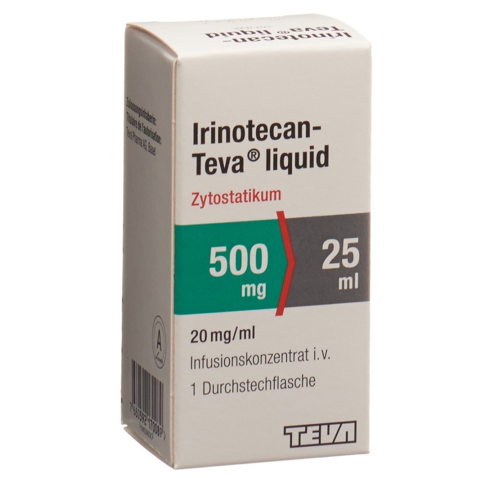 IRINOTECAN Teva liquid 500 mg/25ml flac