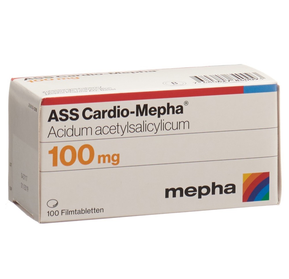 ASS CARDIO Mepha cpr pell 100 mg 100 pce