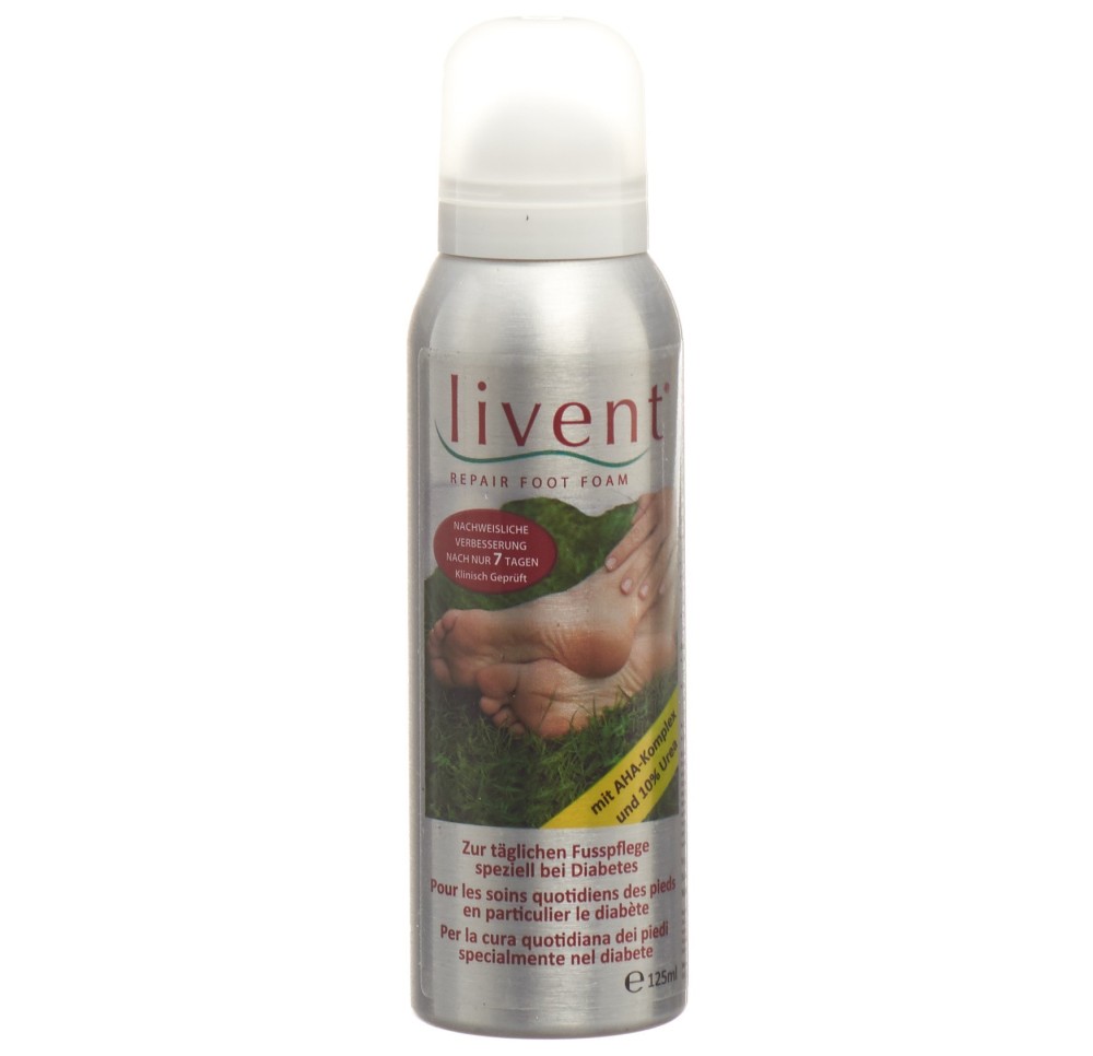 LIVENT mousse hydratante pieds spr 125 ml