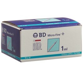 BD MICROFINE+ U40 ser insu 100 x 1 ml
