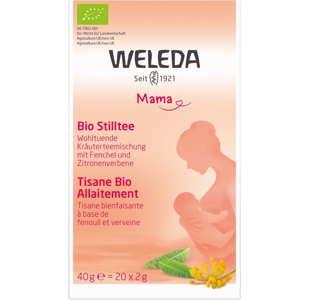 WELEDA MAMA tisane allaitement bio 20 sach 2 g