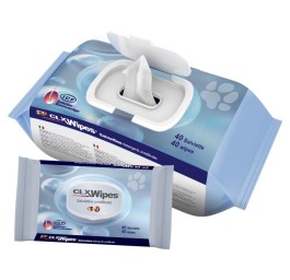 CLX WIPES Lingettes nettoy hum chiens chats 40 pce