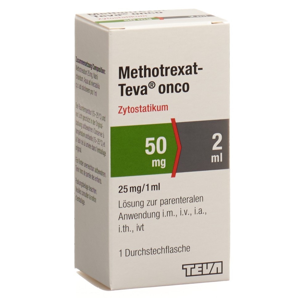 METHOTREXAT Teva onco 50 mg/2ml flac 2 ml