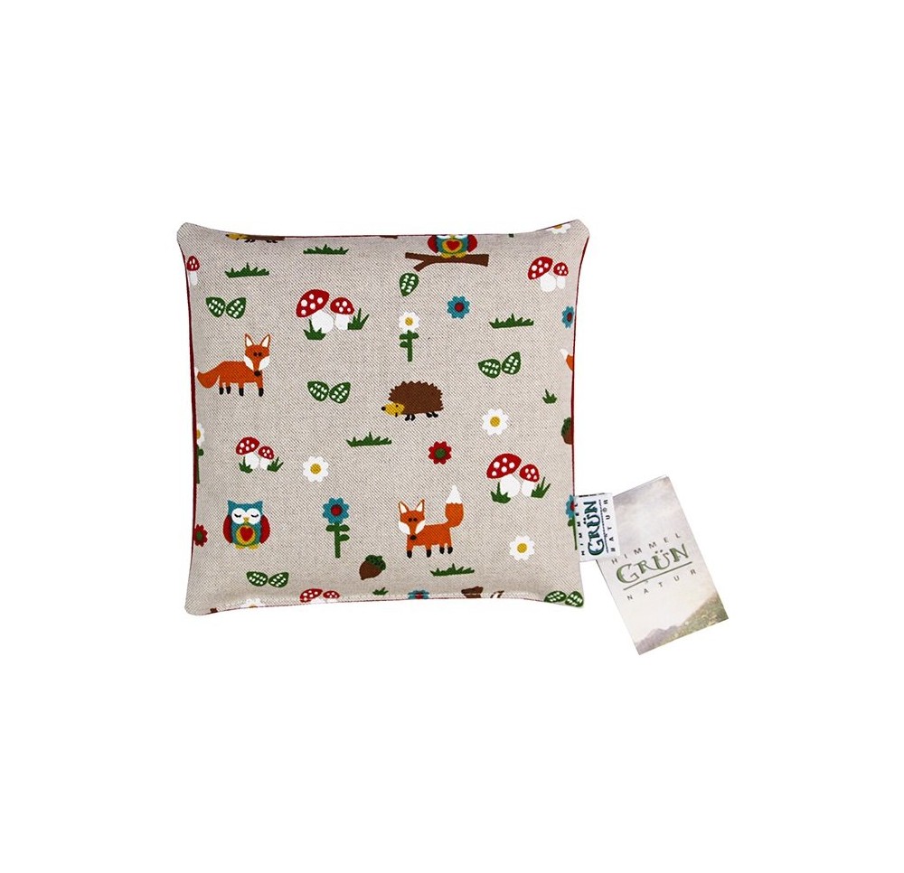 HIMMELGRÜN coussin noyaux ceri enf 20x20cm animaux