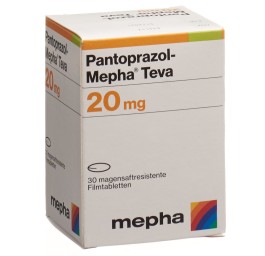 PANTOPRAZOL Mepha Teva cpr pell 20 mg bte 30 pce