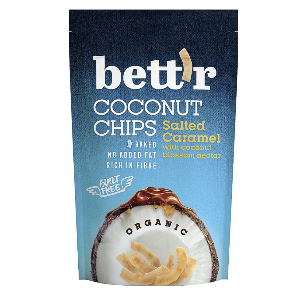 BETT'R Coconut Chips Salted Caramel 13 sach 70 g