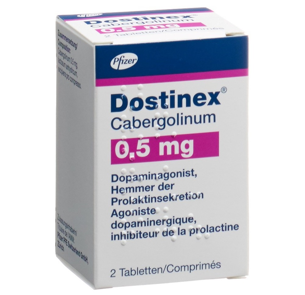DOSTINEX cpr 0.5 mg fl 2 pce