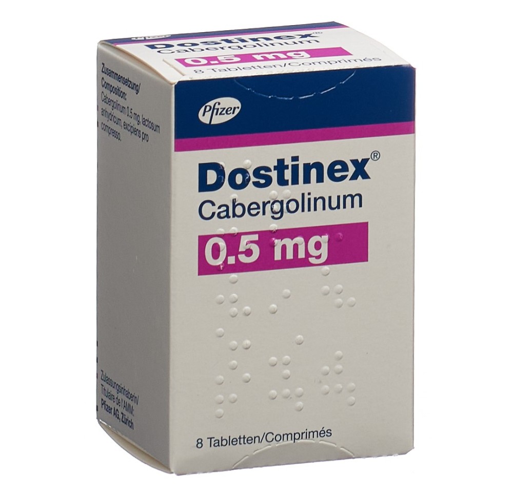 DOSTINEX cpr 0.5 mg fl 8 pce