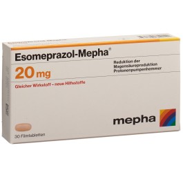 ESOMEPRAZOL Mepha cpr pell 20 mg 30 pce