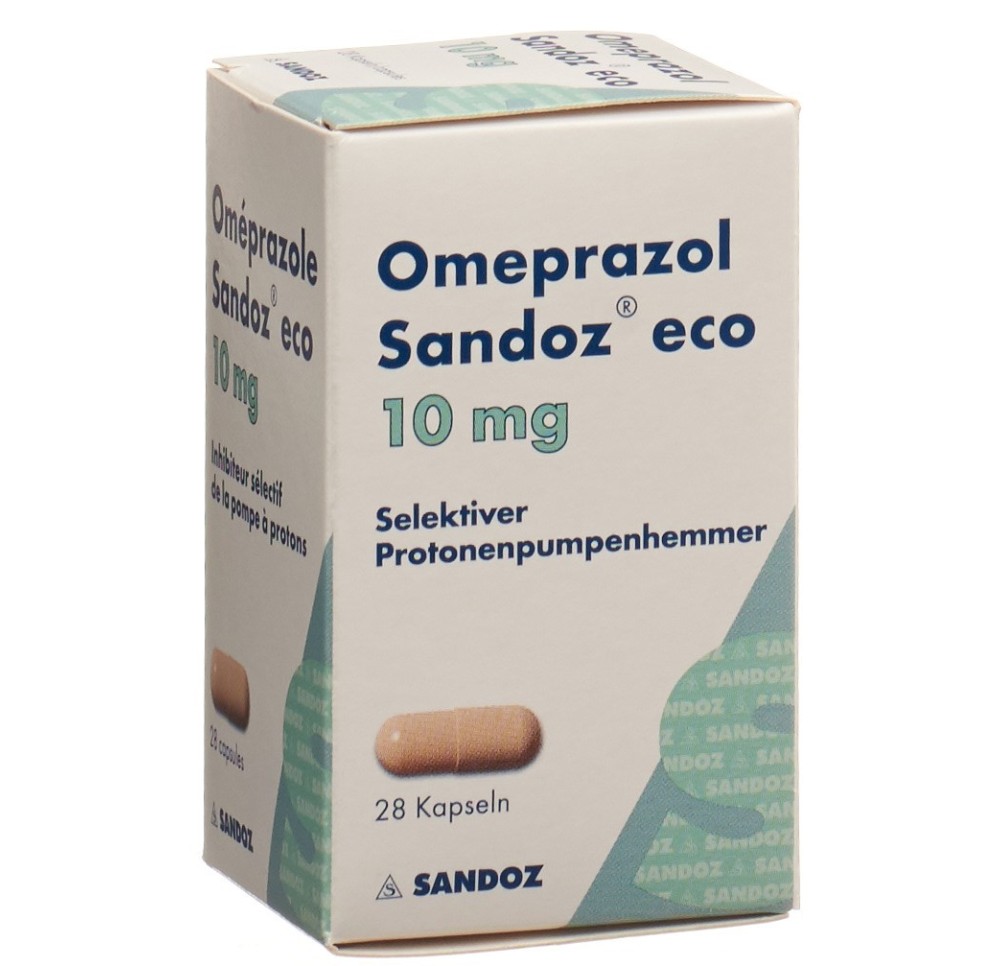 OMEPRAZOLE Sandoz eco caps 10 mg bte 28 pce