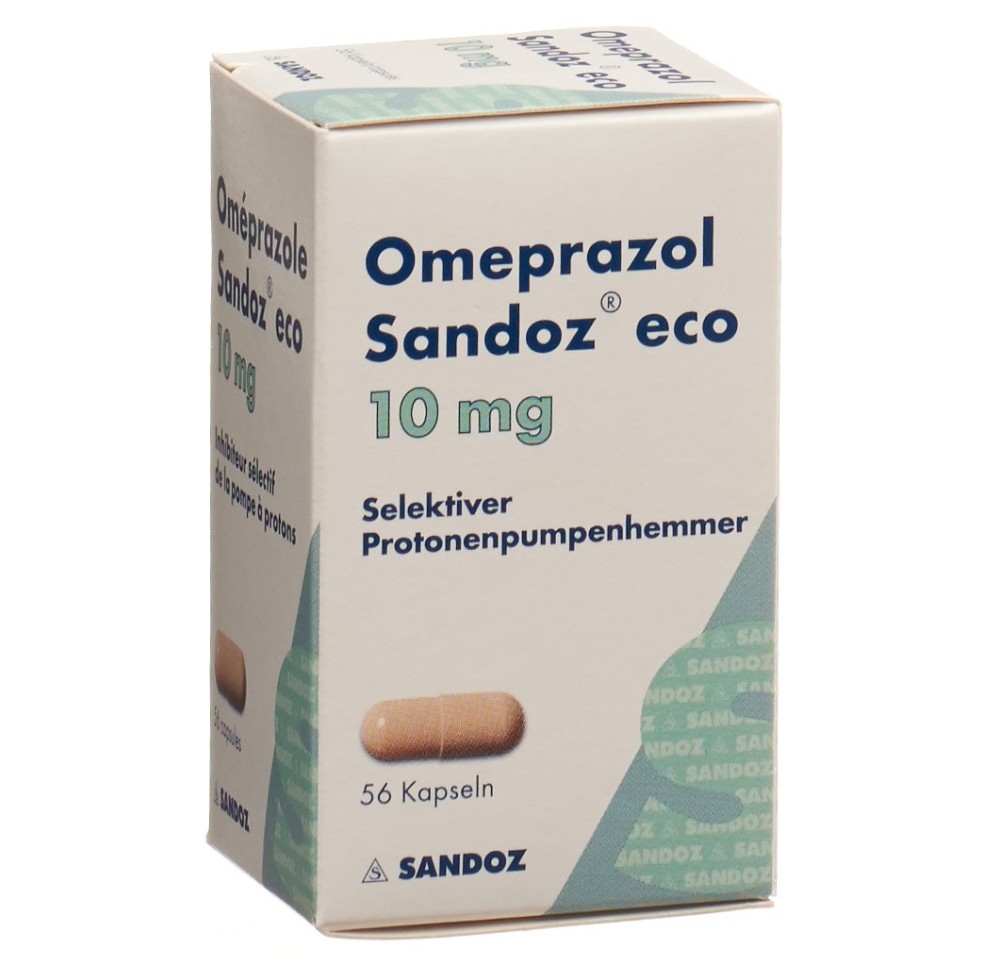 OMEPRAZOLE Sandoz eco caps 10 mg bte 56 pce