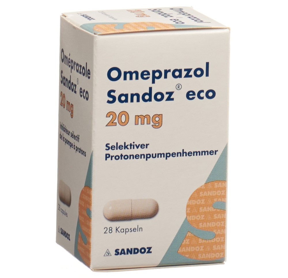 OMEPRAZOLE Sandoz eco caps 20 mg bte 28 pce