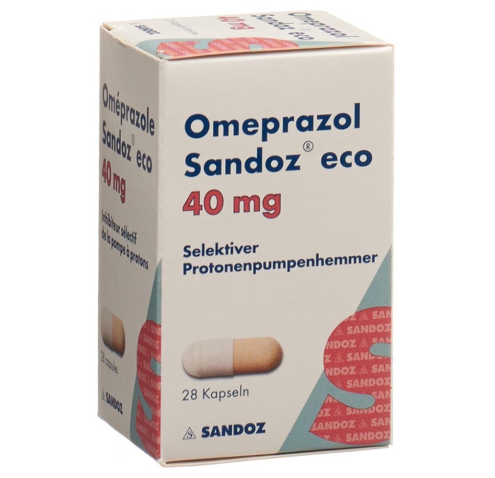 OMEPRAZOLE Sandoz eco caps 40 mg bte 28 pce