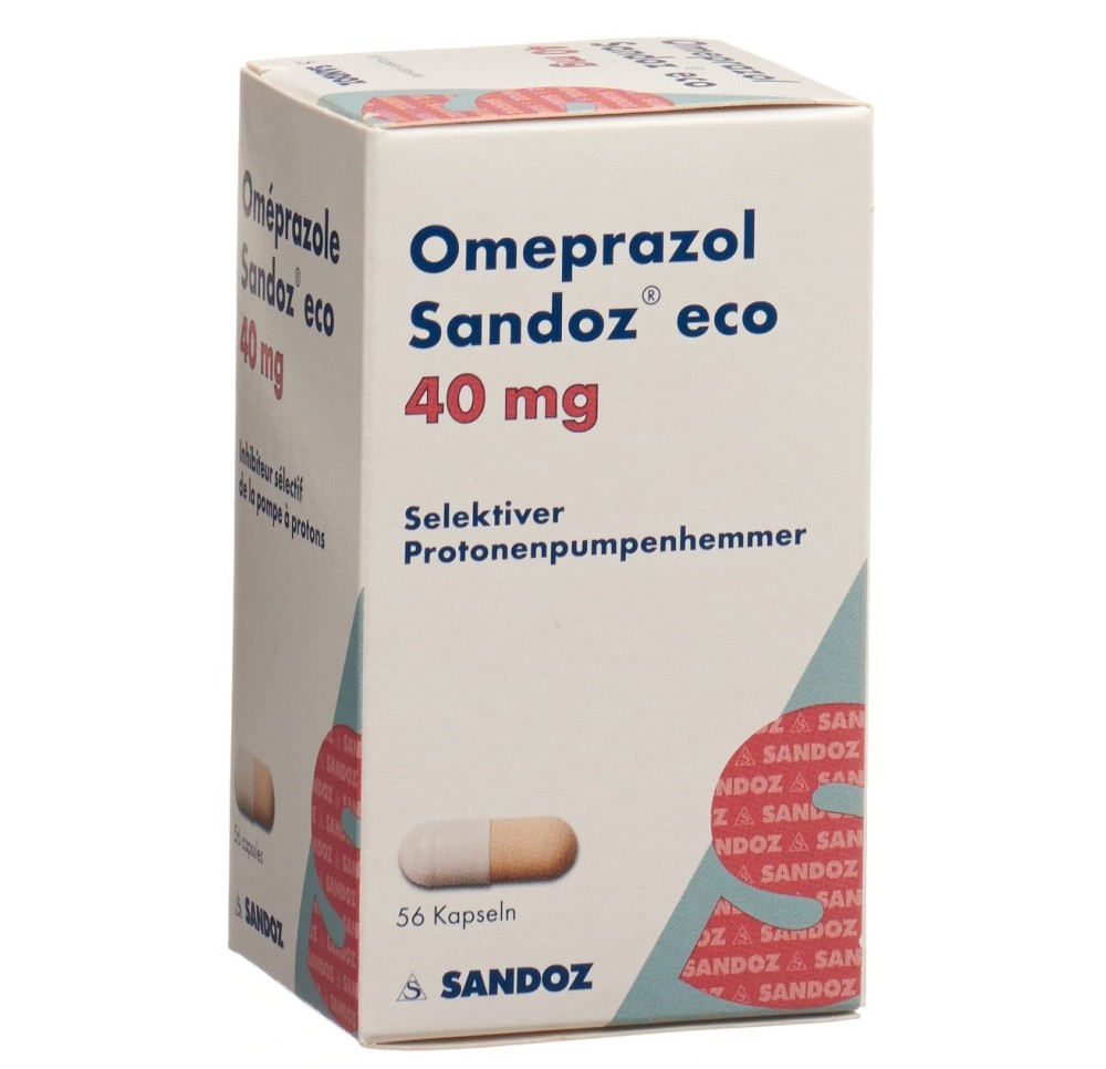 OMEPRAZOLE Sandoz eco caps 40 mg bte 56 pce