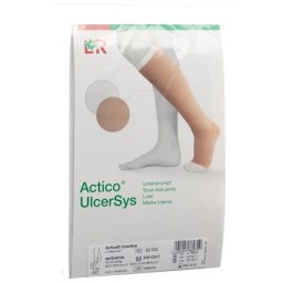 ACTICO UlcerSys sous-chaussette M long bl 3 pce