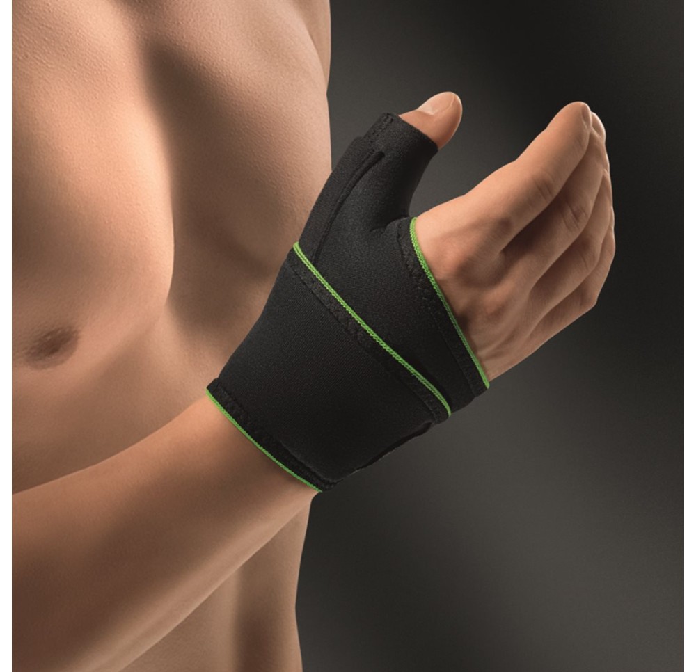 BORT ActiveColor sport pouce L/XL gauche noir/vert