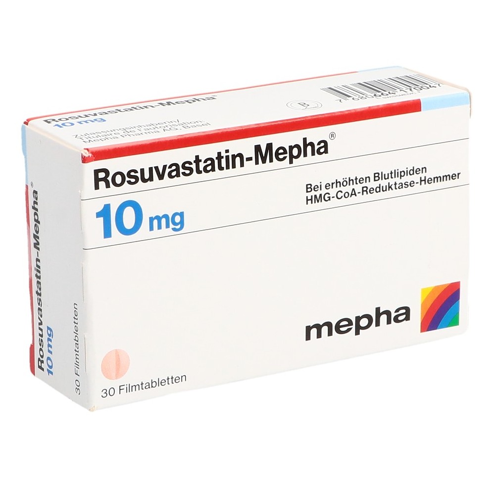 ROSUVASTATIN Mepha cpr pell 10 mg 30 pce