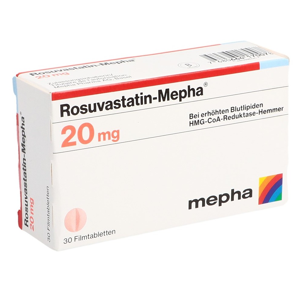 ROSUVASTATIN Mepha cpr pell 20 mg 30 pce