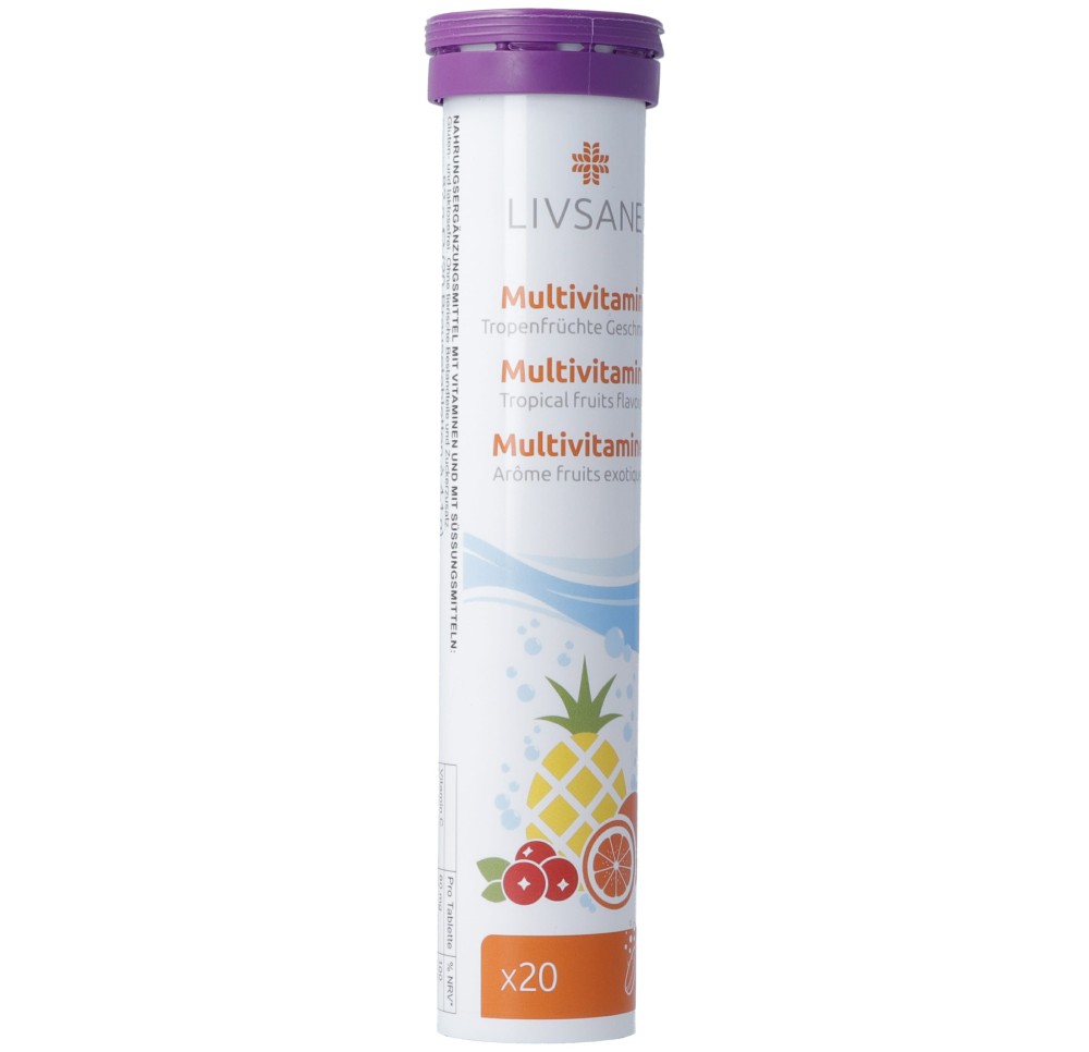 LIVSANE multivitamine arôme fruit exotique 20 pce