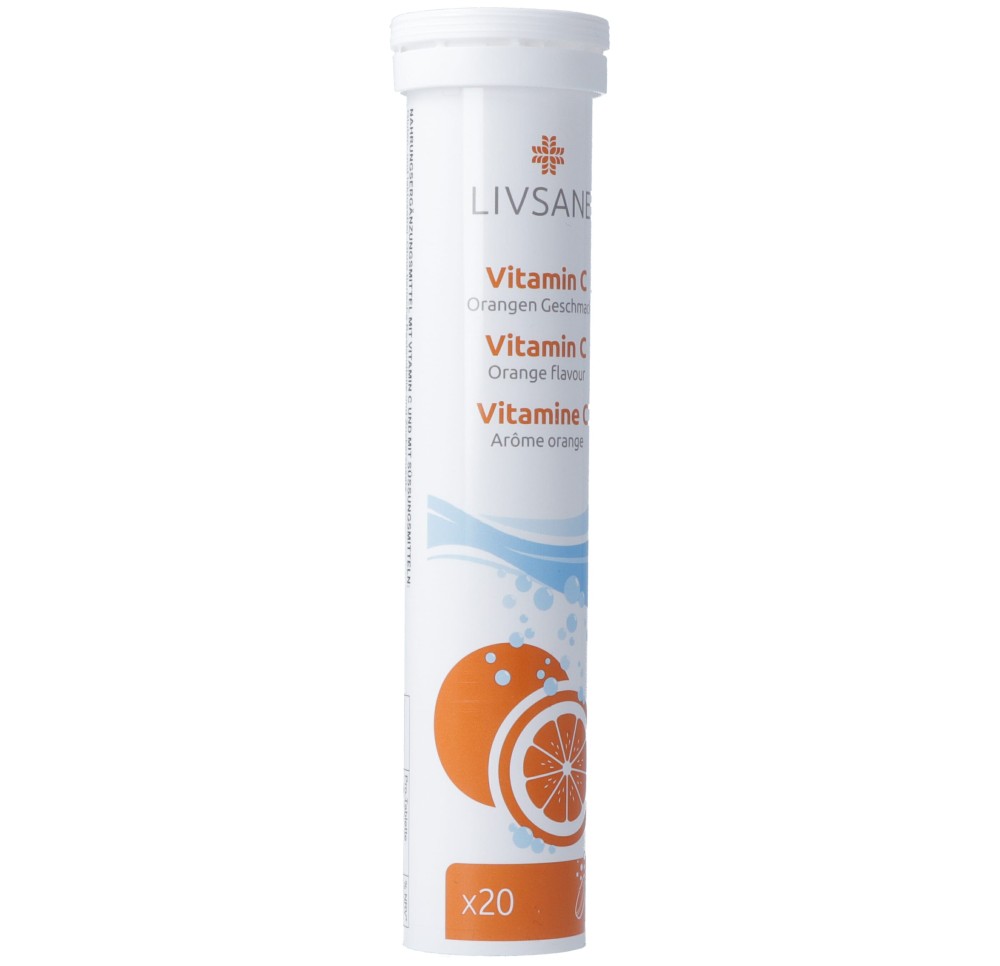 LIVSANE vitamine C arôme orange 20 pce