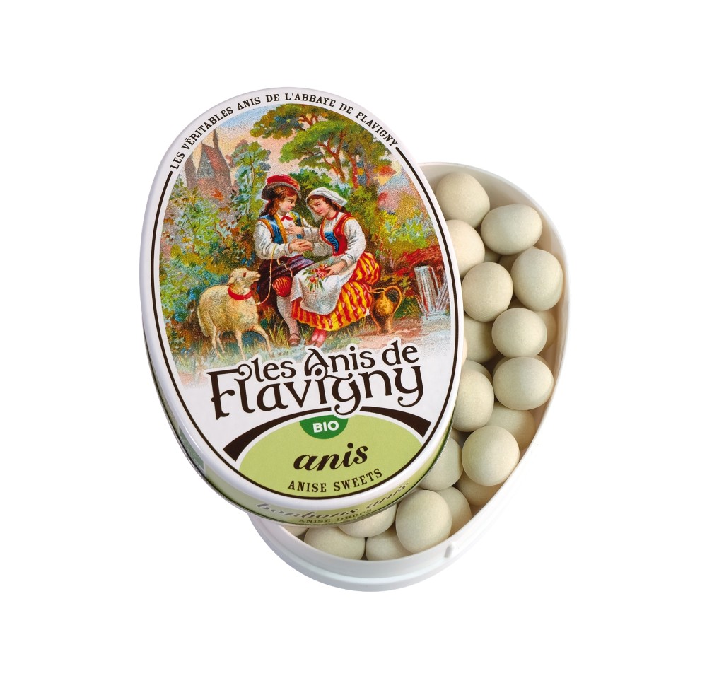 LES ANIS DE FLAVIGNY Bonbons anis bio box 50 g