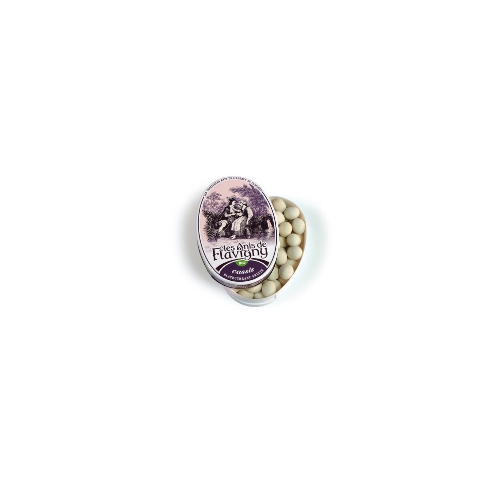 LES ANIS DE FLAVIGNY Bonbons cassis bio 50 g